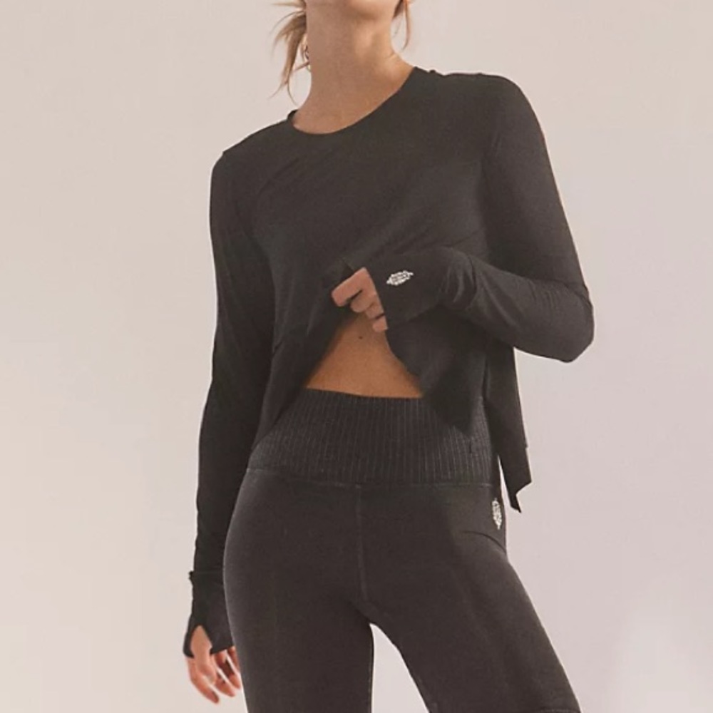 Free People Movement long tempo black long sleeve 🖤